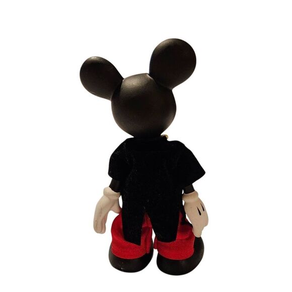 Disney Mickey Mouse Figure with Red Pants and Black Jacket - Picture 2 of 2